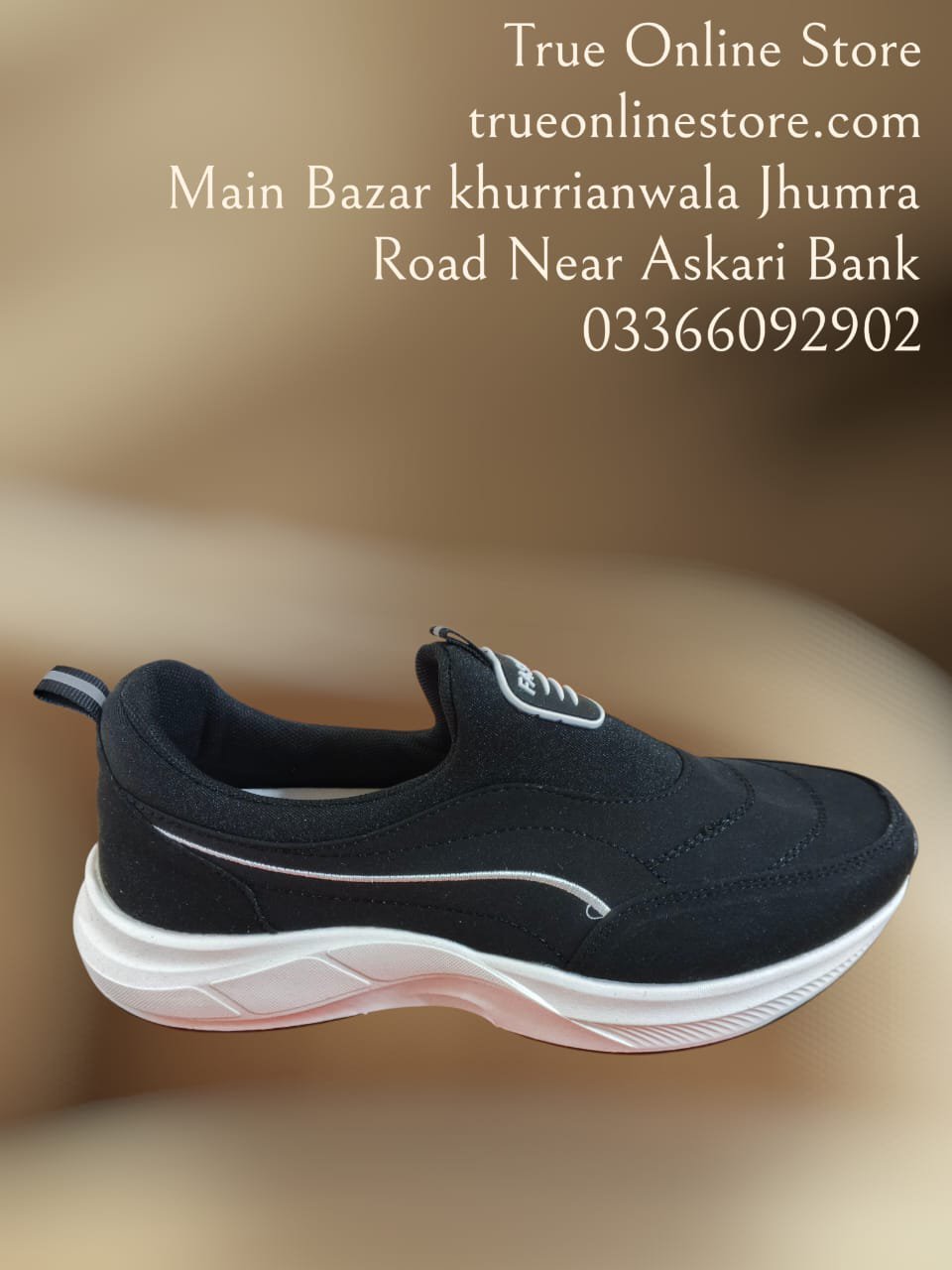 Comfort Slip-On Joggers (Black)